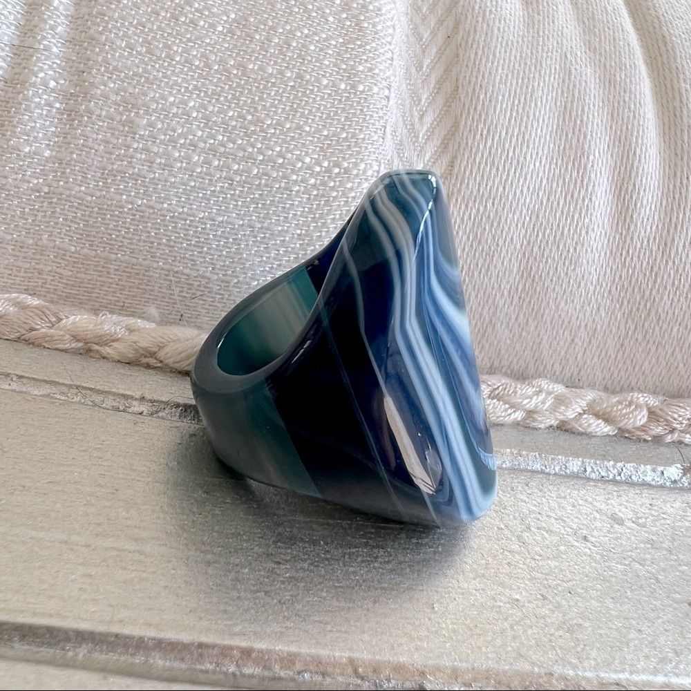 Natural Semi-Precious Stone Ring - Picture 4 of 7